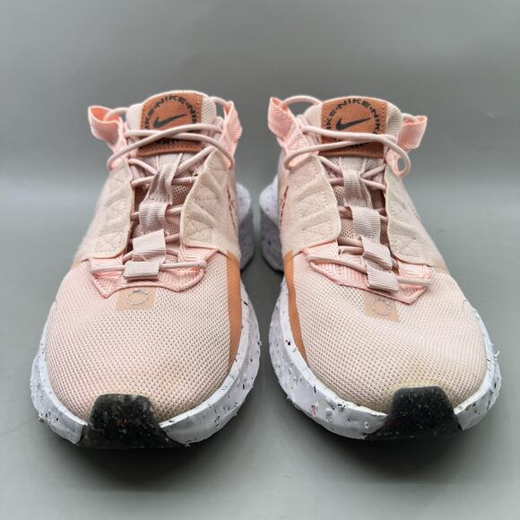 Nike Crater Impact Running Shoes Women Size 10 Peach Pink White Comfort Sneakers - Picture 2 of 9